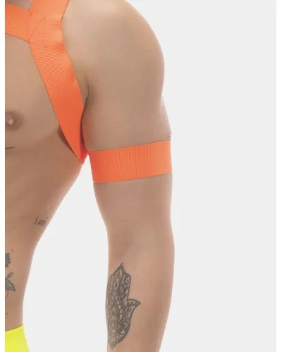 Brassards Leonsh Orange Neon Taille L