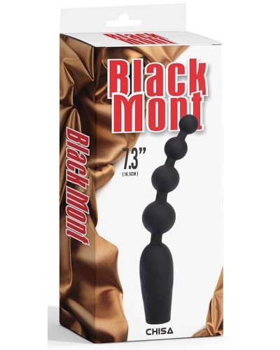 Chapelet vibrant Bumpy Black Mont 12 x 3cm