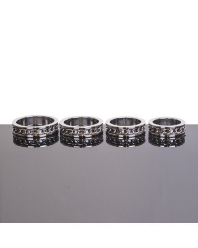 Cockring LINK INLAY Brillant Taille 50 mm