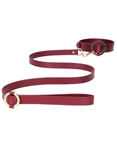 Collier-Laisse Halo Col Rouge