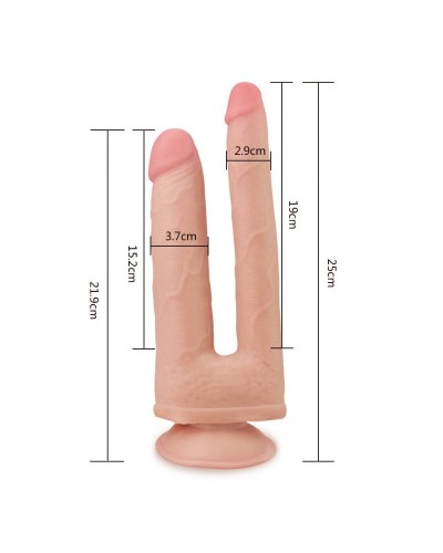 Double Gode SkinLike 18 x 3.5 cm