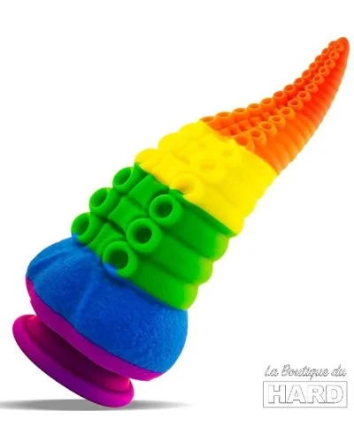 Gode Tentacule Sealik 20 x 8cm Rainbow