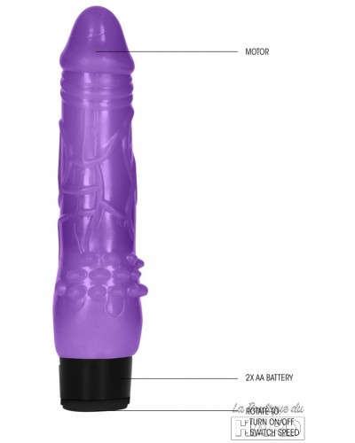 Gode vibrant Dildo Vibe Fat 17 x 5cm Violet