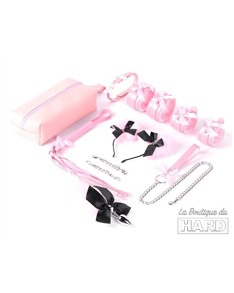 Kit Sm Bow Pink 7 Pi