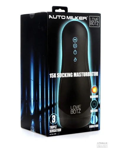 Masturbateur automatique Auto Milker 15 Vibrations