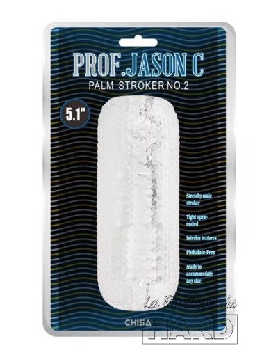 Masturbateur Palm Stroker N¬∞2 - 13cm Transparent