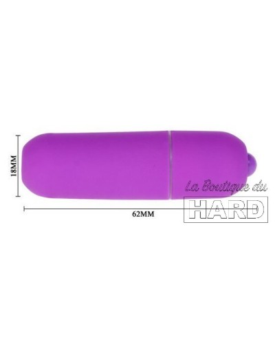 Mini Vibro 10 fonctions 6cm Violet