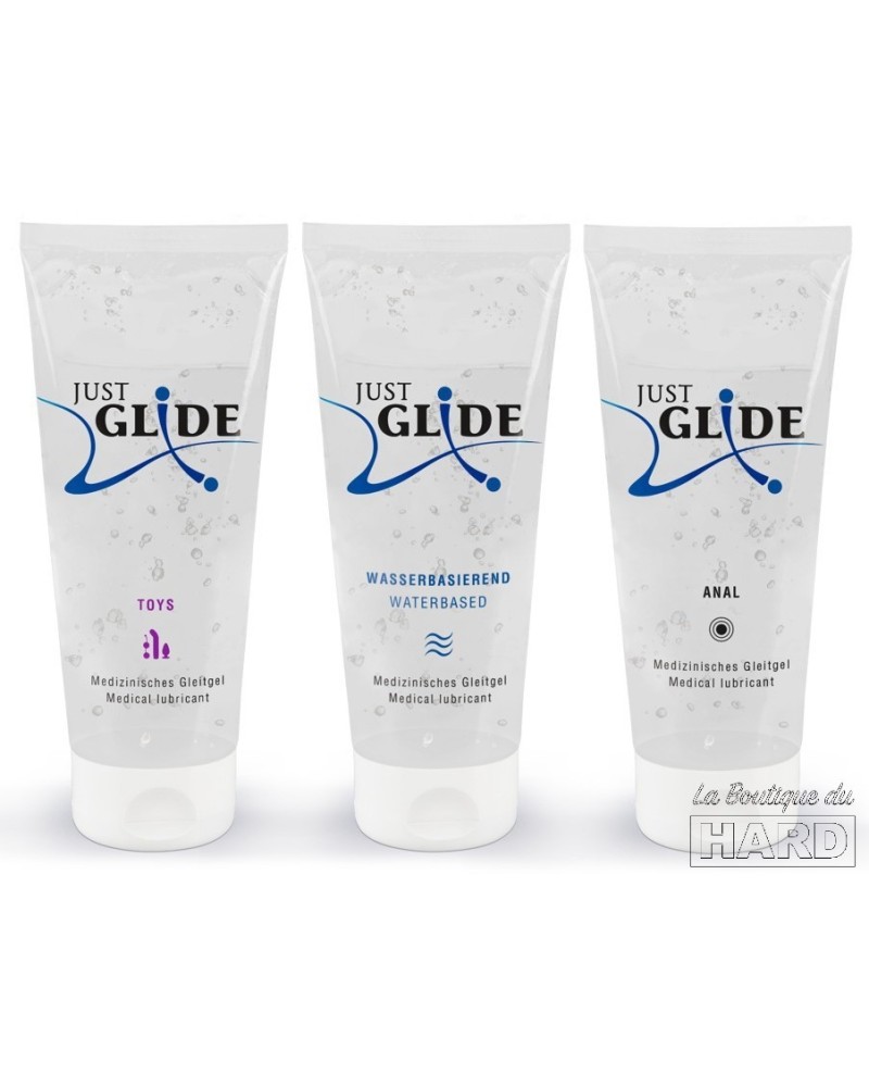 Pack Lubrifiant Eau Just Glide 200ml x3