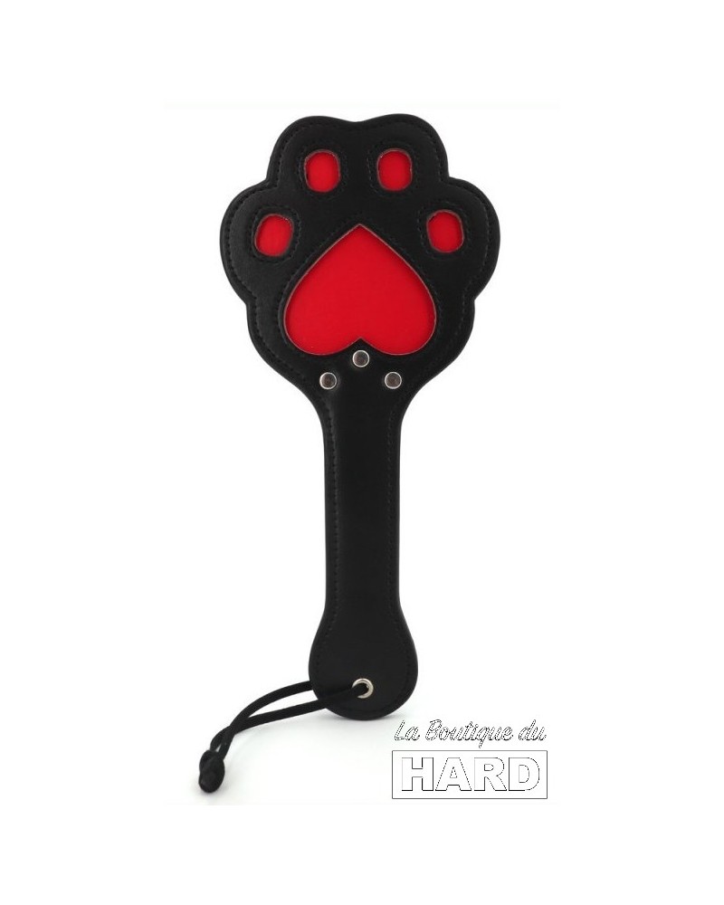 Paddle Patte 28 x 13cm Noir-Rouge