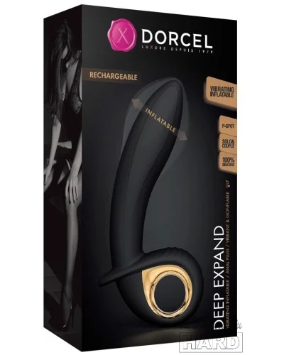 Plug gonflable vibrant Deep Expand Dorcel 11.5 x 4.8cm