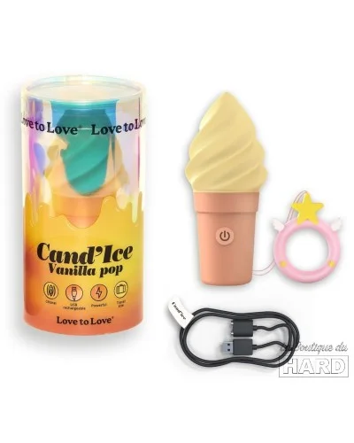 Stimulateur de clitoris Cand'Ice Vanilla Pop Love To Love