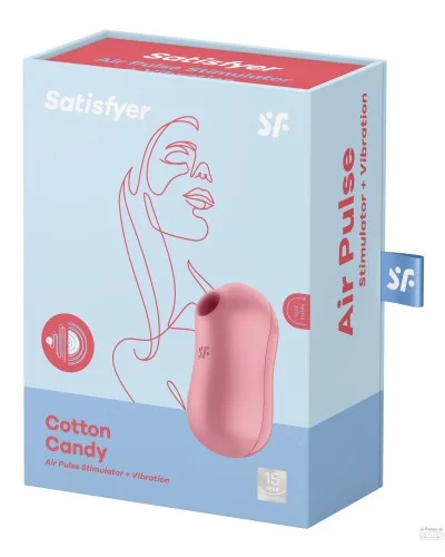 Stimulateur de clitoris Cotton Candy Satisfyer Rose