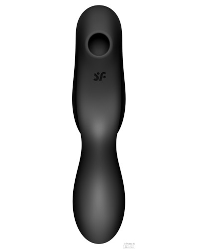 Stimulateur de clitoris Curvy Trinity 2 Satisfyer Noir