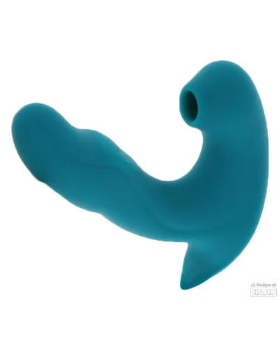 Stimulateur de clitoris et point G Eternal 15cm Turquoise