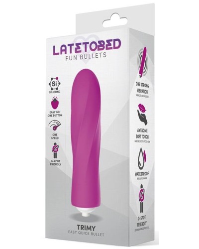 Stimulateur de clitoris Trimy 10  x 2.5cm Rose