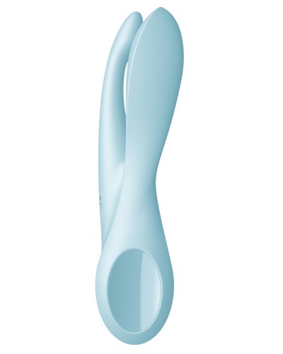 Stimulateur de clitoris vibrant Threesome 1 Satisfyer Bleu