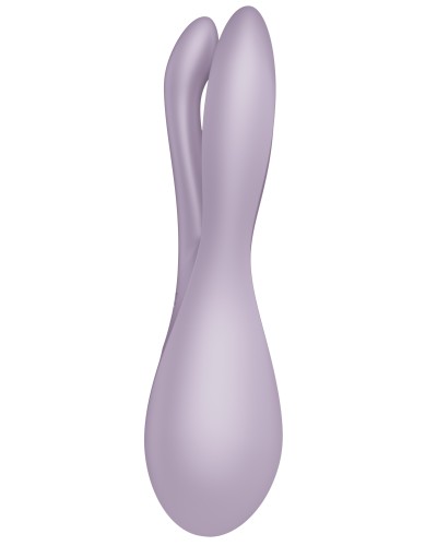 Stimulateur de clitoris vibrant Threesome 2 Satisfyer Violet