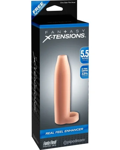 Gaine de pEnis Real Feel 14 x 3.2cm pas cher