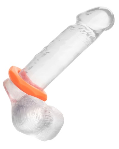 Cockring Silicone Sexagon Alpha 37mm Orange pas cher