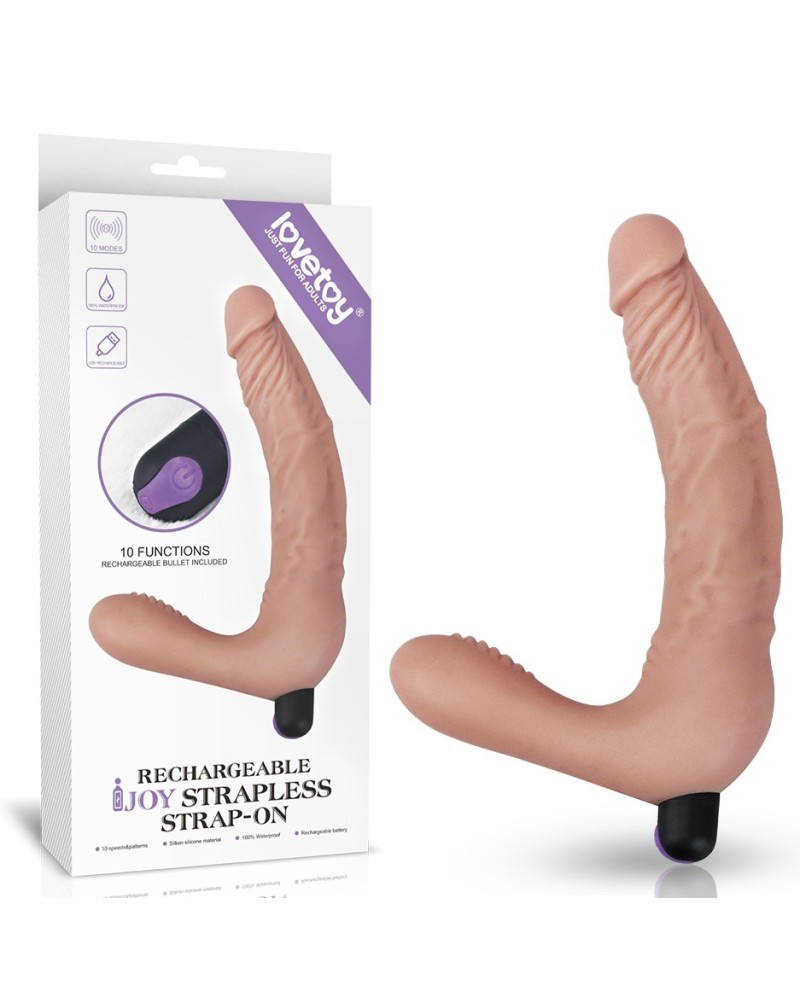 Gode Strap-On IJOY Strapless 17 x 3.5 cm pas cher