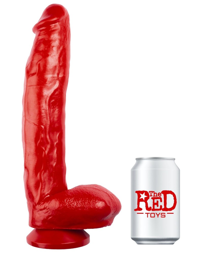 Gode VLAD 24 x 6cm Rouge pas cher