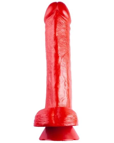 Gode ANGRYDICK 28 x 6.3cm Rouge pas cher