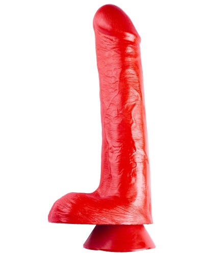 Gode ANGRYDICK 28 x 6.3cm Rouge pas cher