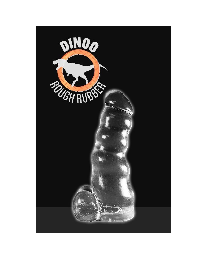 Gode XXL Dinoo Dilong 20 x 9 cm Clear pas cher