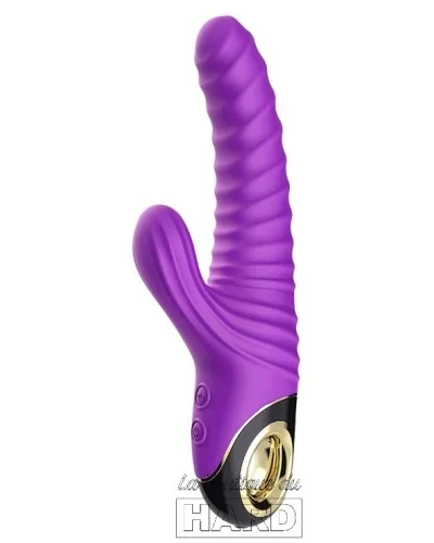 Vibro Rabbit Eternity 22cm Violet pas cher