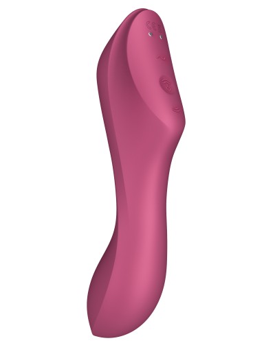 Stimulateur de clitoris Curvy Trinity 3 Satisfyer Rose pas cher