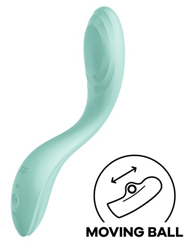 Stimulateur de point G Rrrolling Satisfyer 22cm Menthe pas cher