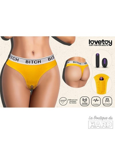 Thong avec vibro Vibe Panties M pas cher