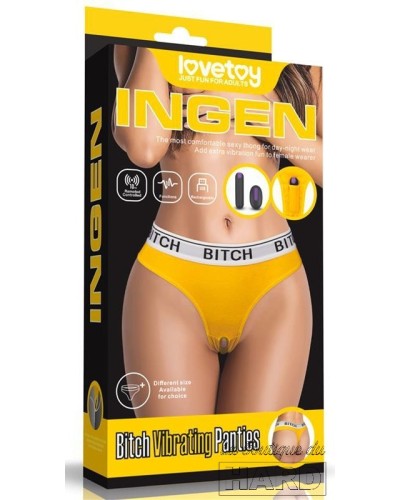 Thong avec vibro Vibe Panties L pas cher