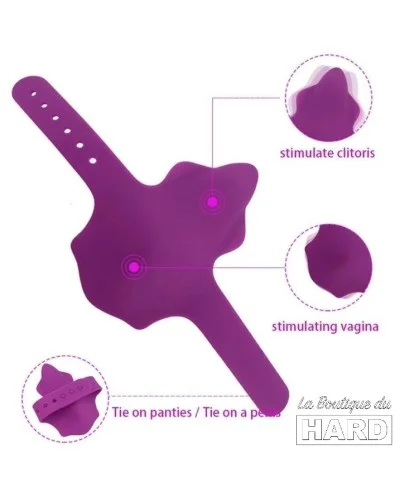 Stimulateur de clitoris Panty Violet  pas cher