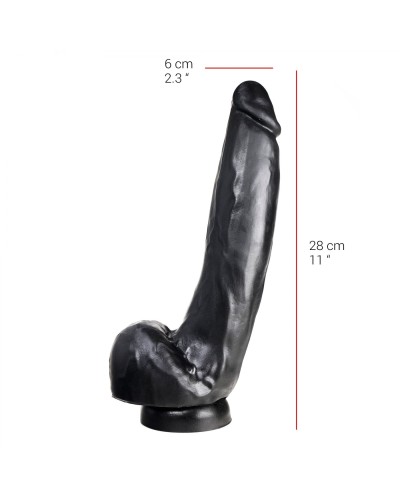 Gros gode Dildorama 21 x 6 cm Noir pas cher