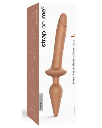 Plug Dildo Switch Realistic Strap-On-Me L 16 x 3.4cm  pas cher