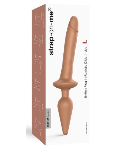 Plug Dildo Switch Realistic Strap-On-Me S 13 x 2.8cm  pas cher