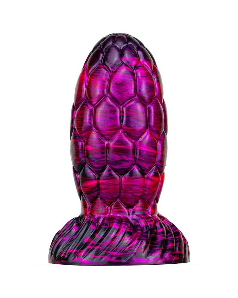 Gode Oeuf de Dragon Warnax 13 x 7cm Violet-Noir  pas cher