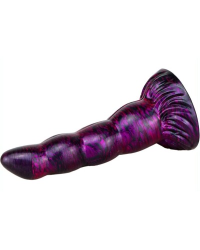 Gode Fantasy Scopio 17 x 5cm Violet-Noir  pas cher