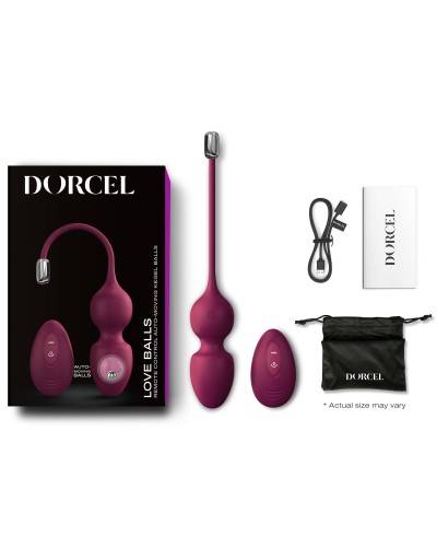 Oeuf Vibrant Love Balls Dorcel 9 x 3.5cm Mauve