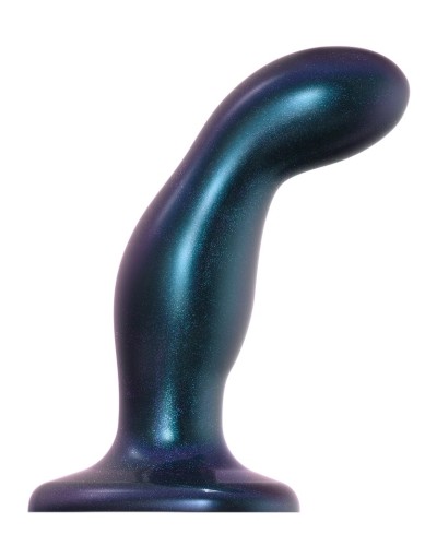 Plug Silicone Snaky Strap-On-Me M 14 x 3.8cm Bleu