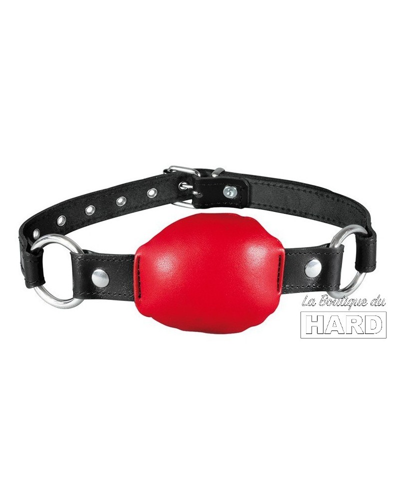 Baillon en cuir Silence Gag Rouge pas cher