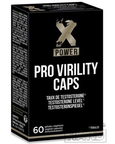 Stimulant d'érection Pro Virility Caps XPower 60 Gélules sur la Boutique du Hard