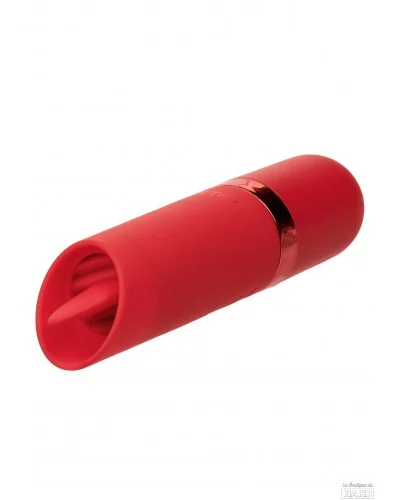 Stimulateur de clitoris avec langue Kyst Flicker Rouge sur la Boutique du Hard