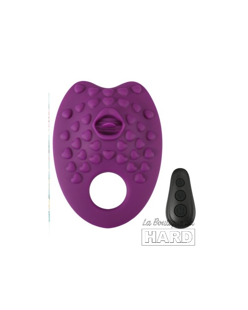 Coussin vibrant avec langue Grind Ring Violet sur la Boutique du Hard