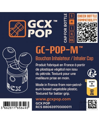 Bouchon Inhalateur d'Arôme GC-POP Taille M sur la Boutique du Hard