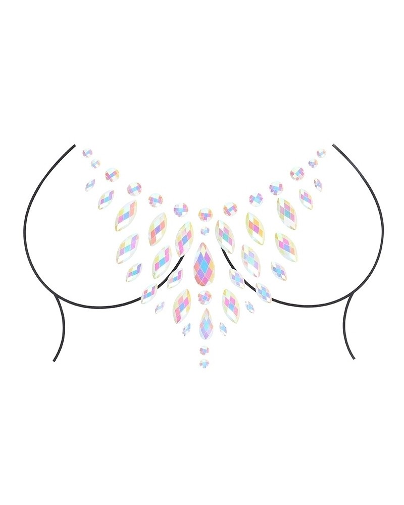 Stickers Strass Décolleté Phosphorescents Glow Chest sur la Boutique du Hard