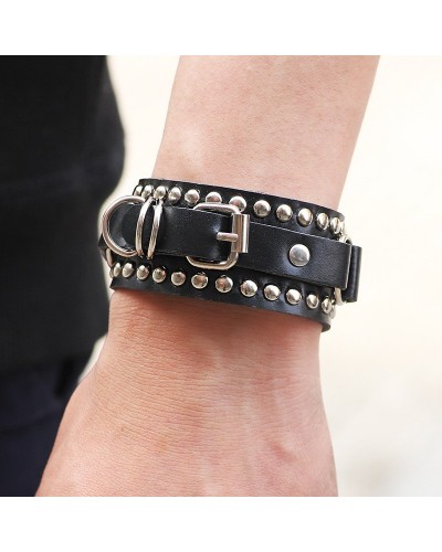 Bracelet Pearly Dark Noir sur la Boutique du Hard