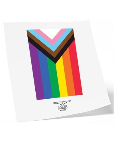 Tatouage éphémère PRIDE FLAG 10 x 10cm sur la Boutique du Hard