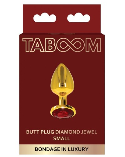 Plug bijou anal Jewel Taboom S 6 x 2.7cm sur la Boutique du Hard